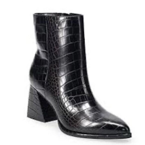 Sonoma Pointed Toe Ankle Boots Goods For Life®  Black Women's Size 9 NEW - Picture 1 of 8